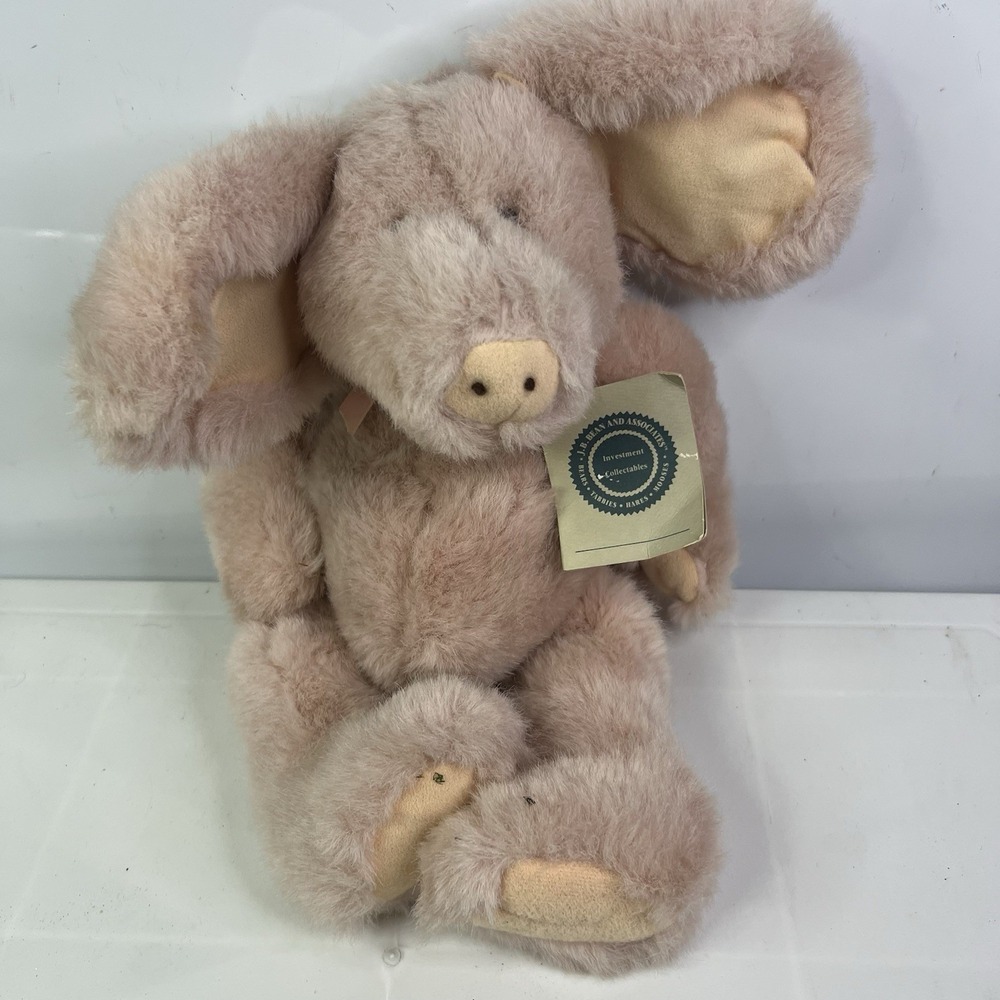 New w/tag ~ J.B. Bean ROSIE O'PIGG ~Boyds Bear Collection Jointed 12" Pig Plush